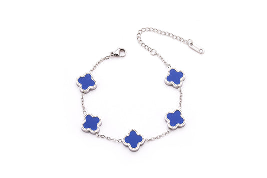 Bracciale Quadrifoglio Blu