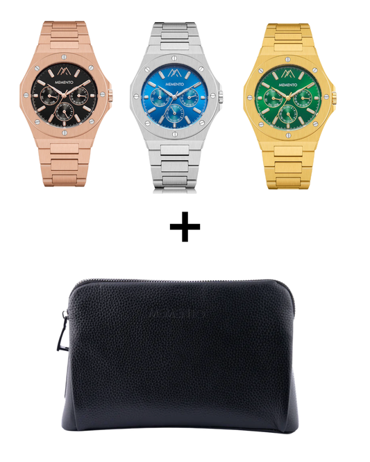 Orologio Roma + Pochette