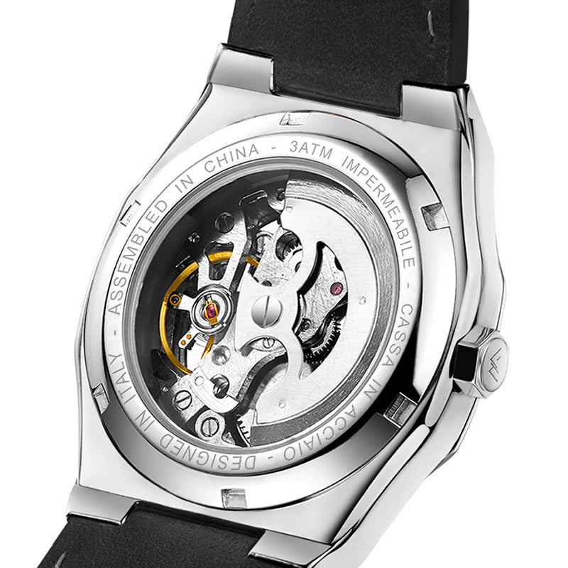 Orologio Da Uomo Akzent Exclusive – Dual Time (2 Fusi Orari), Cassa In Metallo 45 Mm, Cinturino In Similpelle Nero, Movimento Al Quarzo - 3