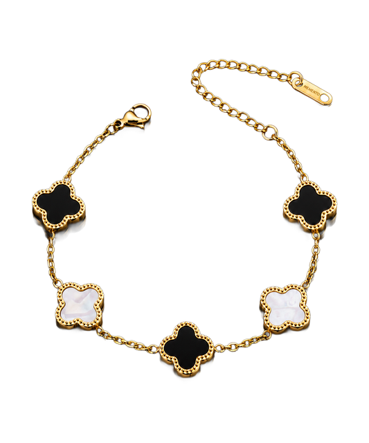 Bracciale Quadrifoglio BiColor