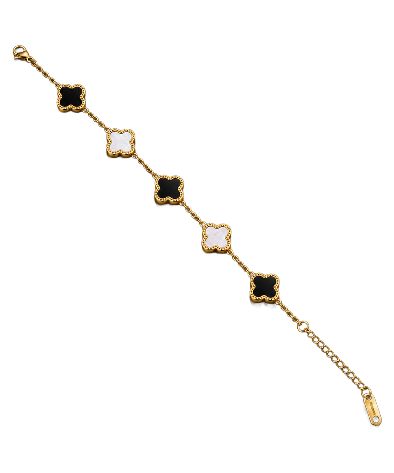 Bracciale Quadrifoglio BiColor