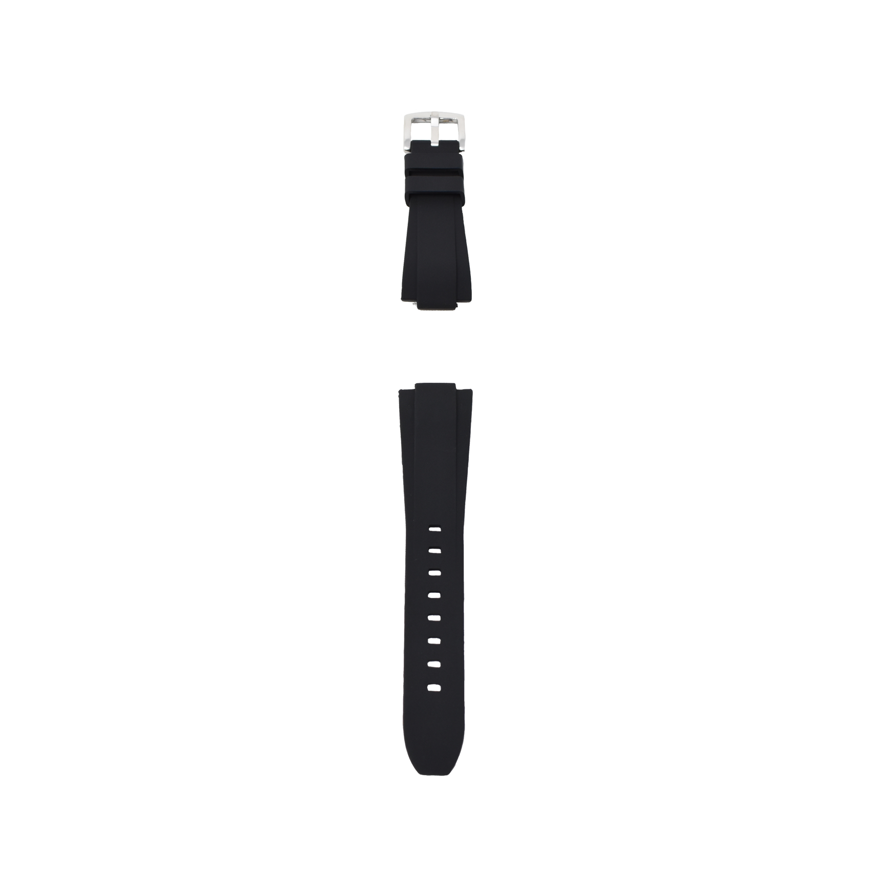 Cinturino Silicone Argento/Nero