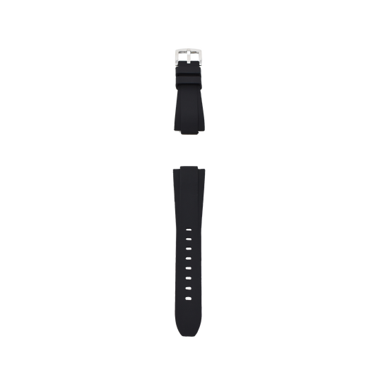 Cinturino Silicone Argento/Nero