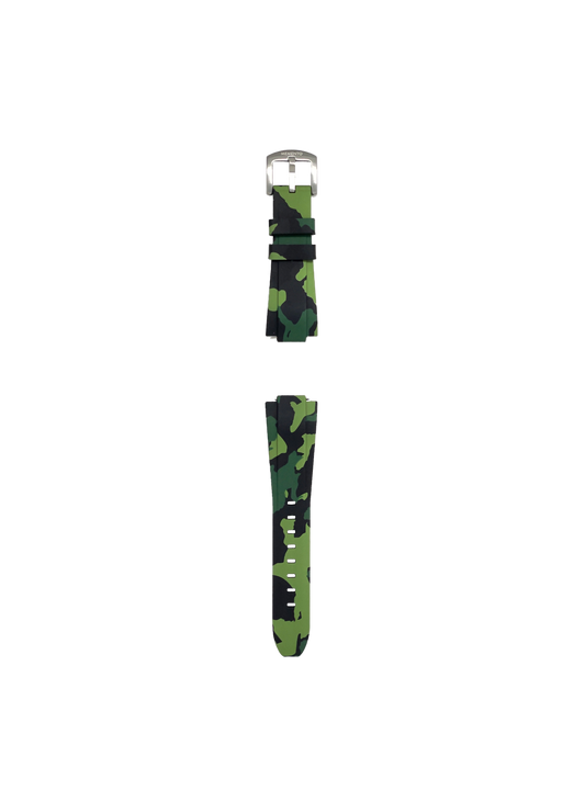 Cinturino Militare Verde/Argento