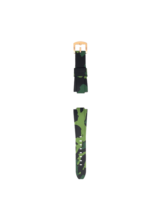 Cinturino Militare Verde/Rosè