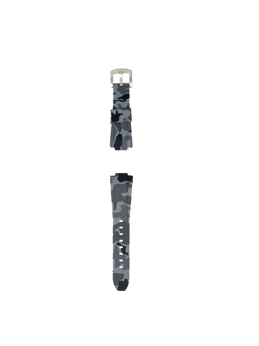 Cinturino Militare Nero/Argento