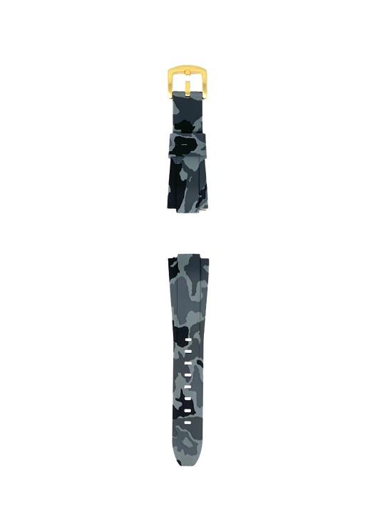 Cinturino Militare Nero/Oro